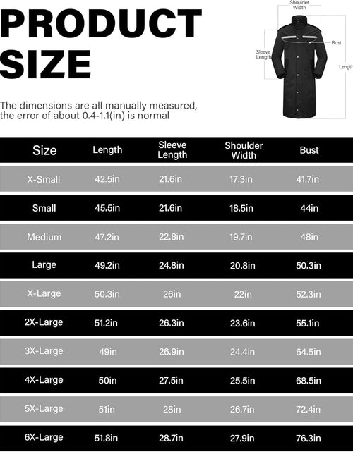 Load image into Gallery viewer, Raincoat Waterproof Long Rain Jacket Lightweight Rainwear Reflective with Packable Hood for Men Women Adults
