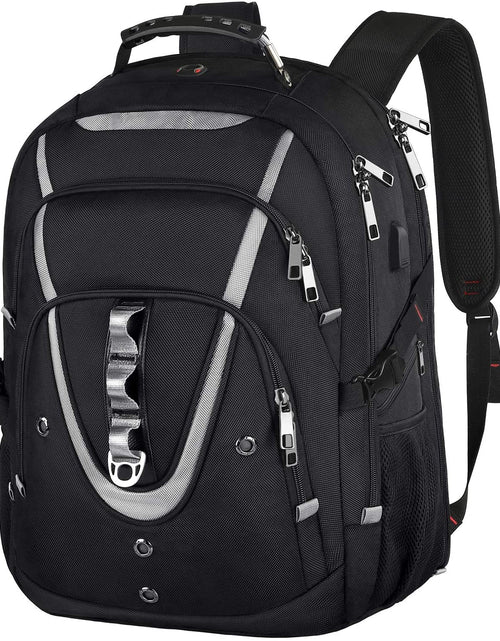Load image into Gallery viewer, 18.4 Laptop Backpack for Men, 55L Extra Large Gaming Laptops Backpack with USB Charger Port,Tsa Friendly Flight Approved and RFID Anti-Theft Pocket,Water Resistant Suiltable for Traveling &amp; Business
